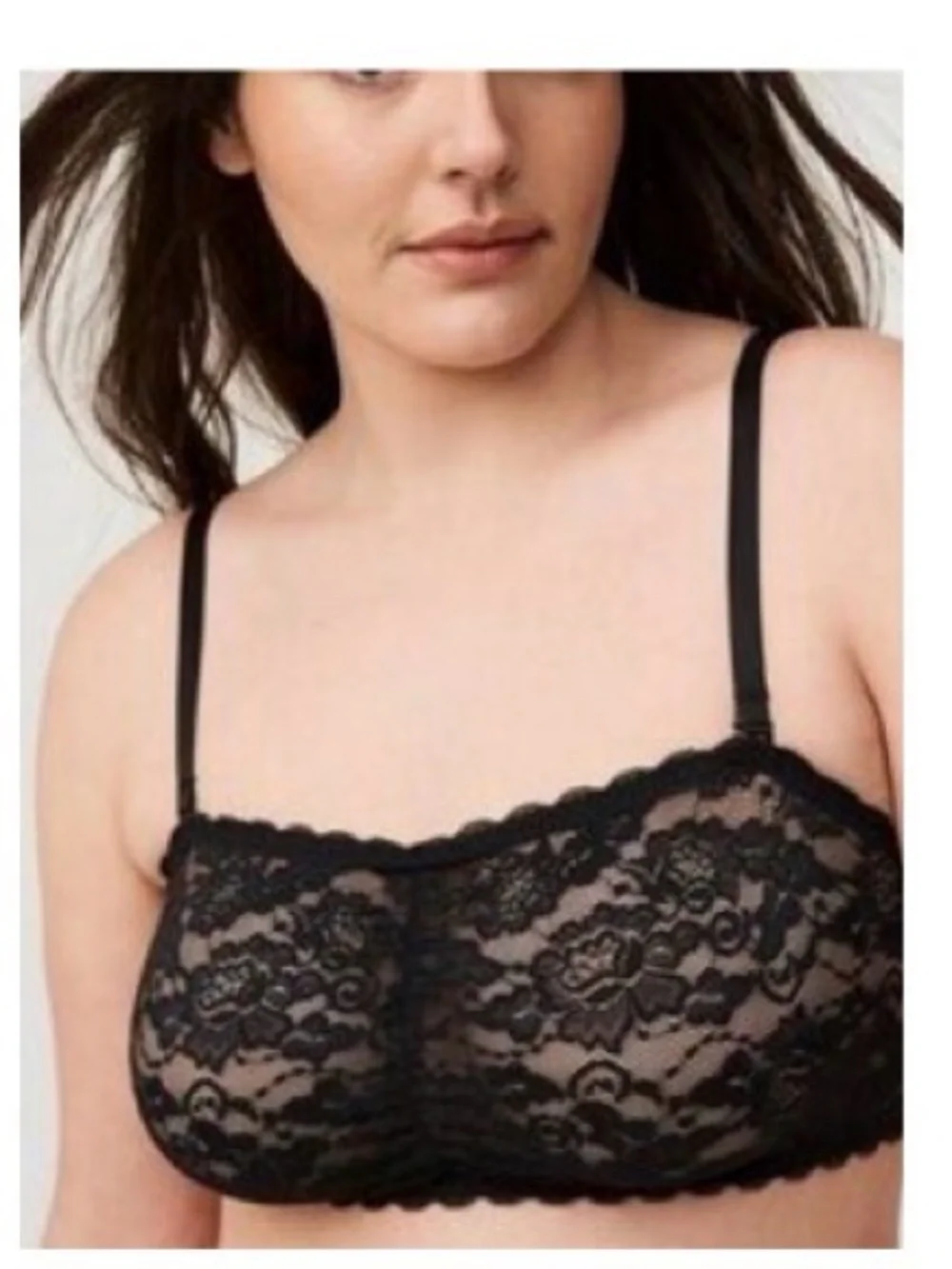 torrid Black Lace Bralette with Adjustable Straps